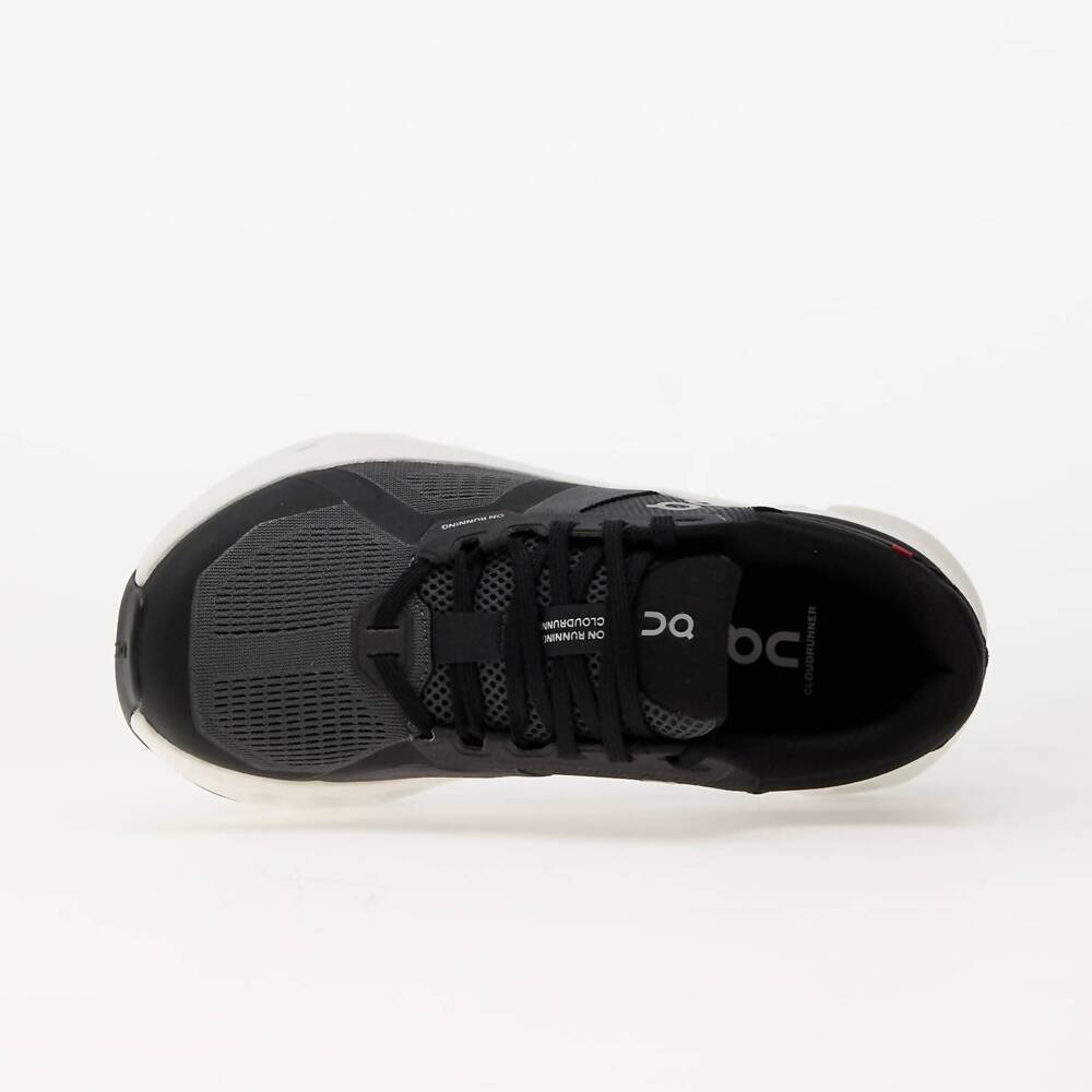 NEW ON CLOUD women's cloudrunner 2 wide shoes in eclipse/black - Picture 4 of 5